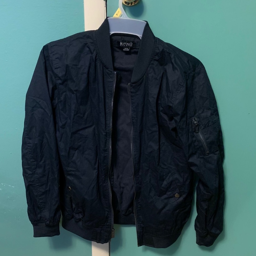 Navy bomber jacket